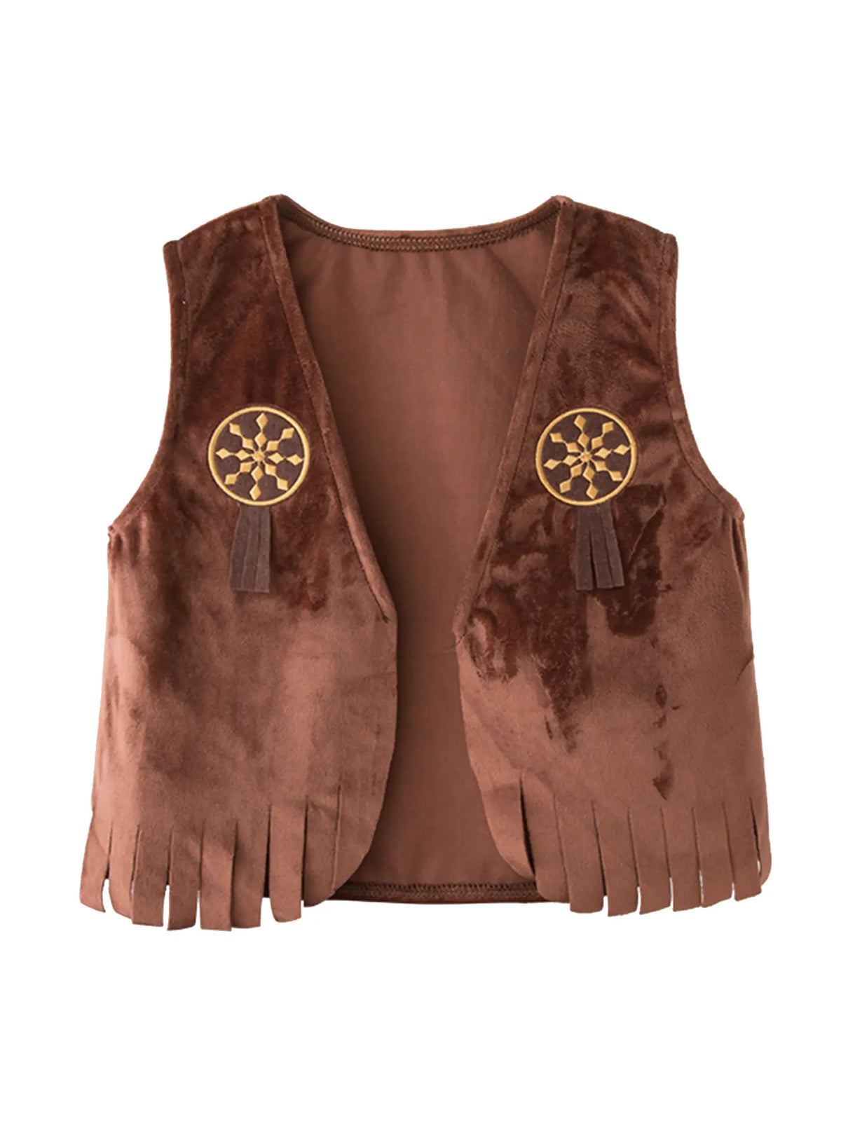 Cowboy 4-Piece Brown Toddler Costume Outfit