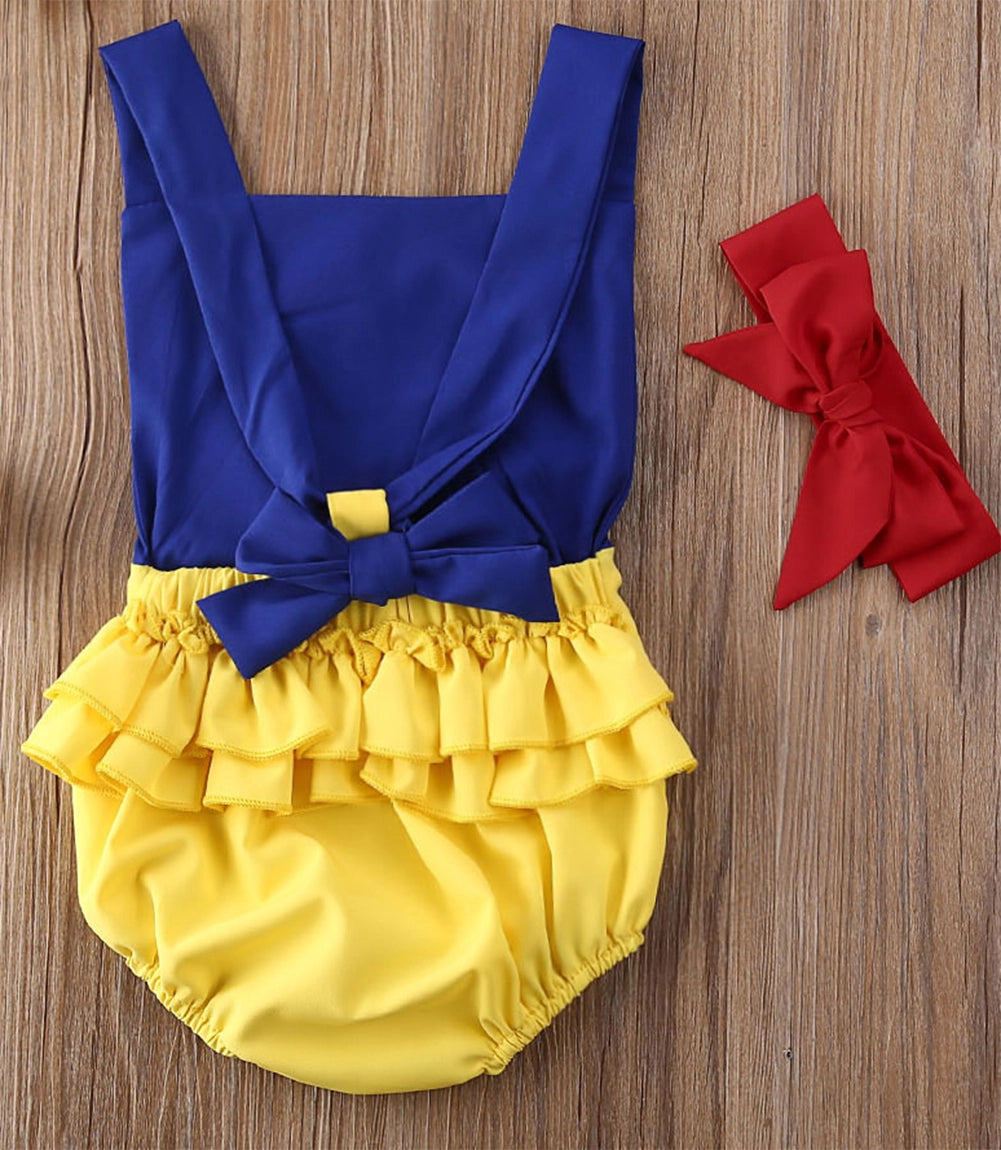 Big Bow Princess 2-Piece Romper & Headband