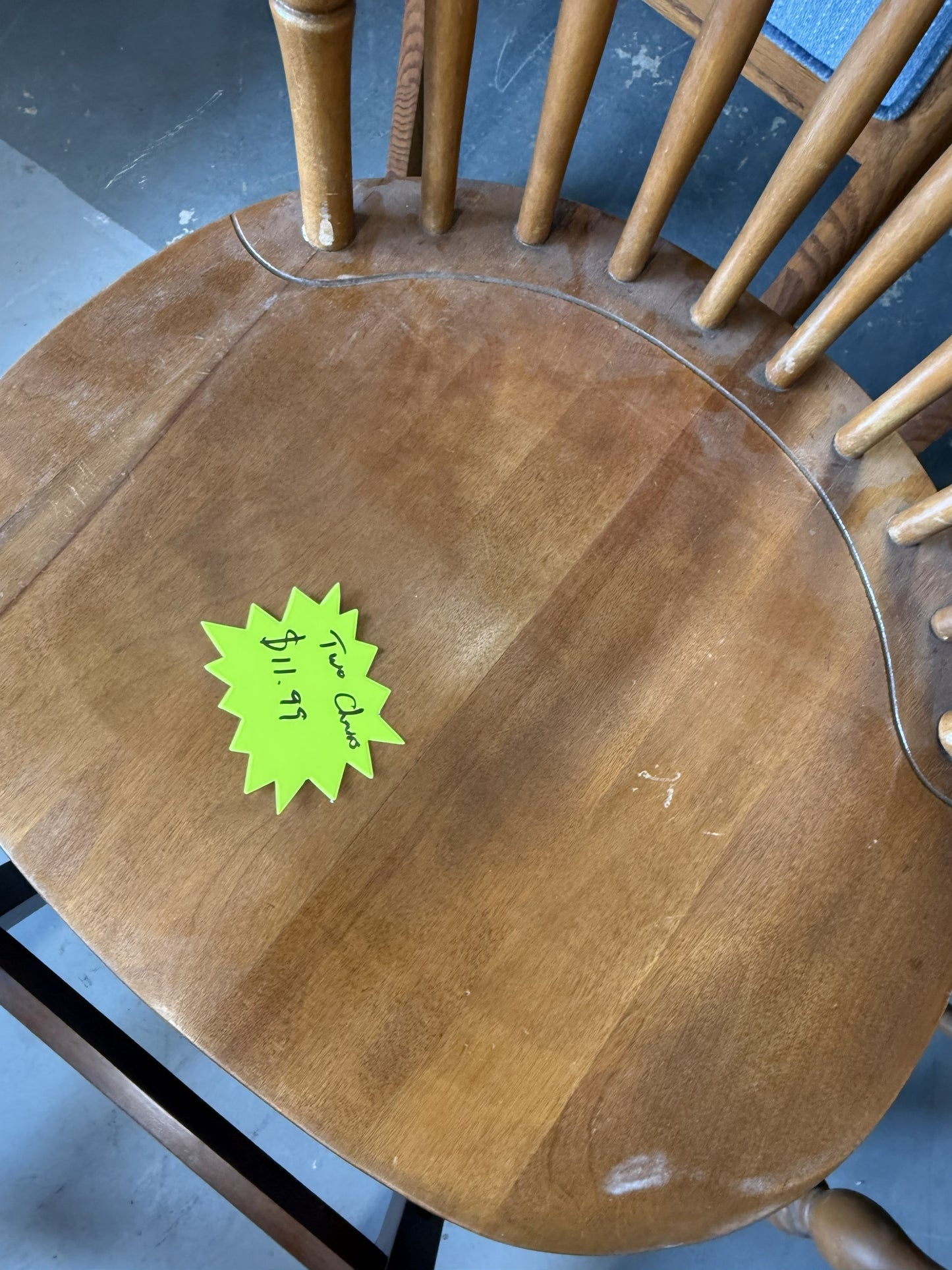 Set of 2 Wood Chairs