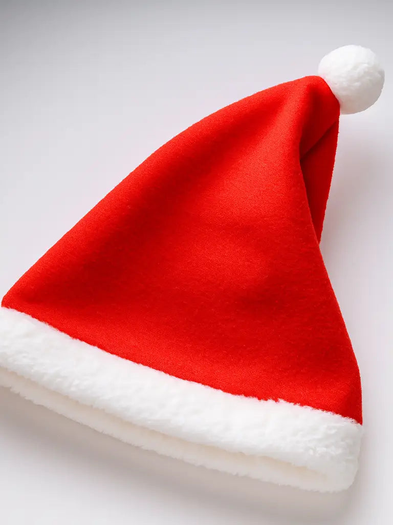Red-White 3pcs Santa Girl Costume Outfit