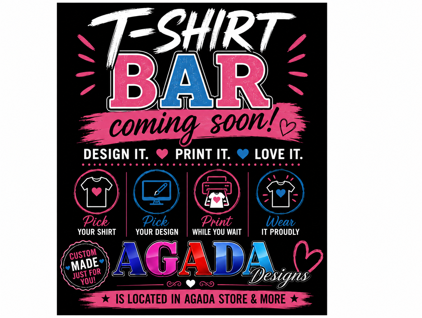 AGADA T-Shirt Bar