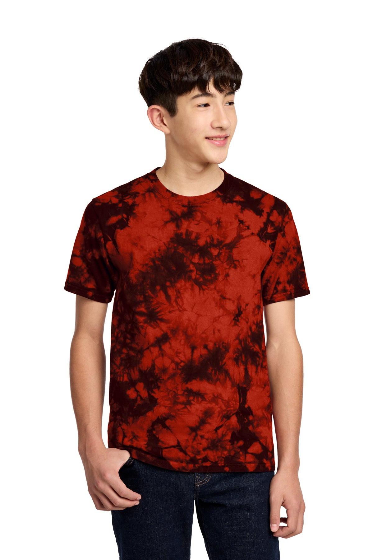 Port & Co® Youth Crystal Tie-Dye Tee