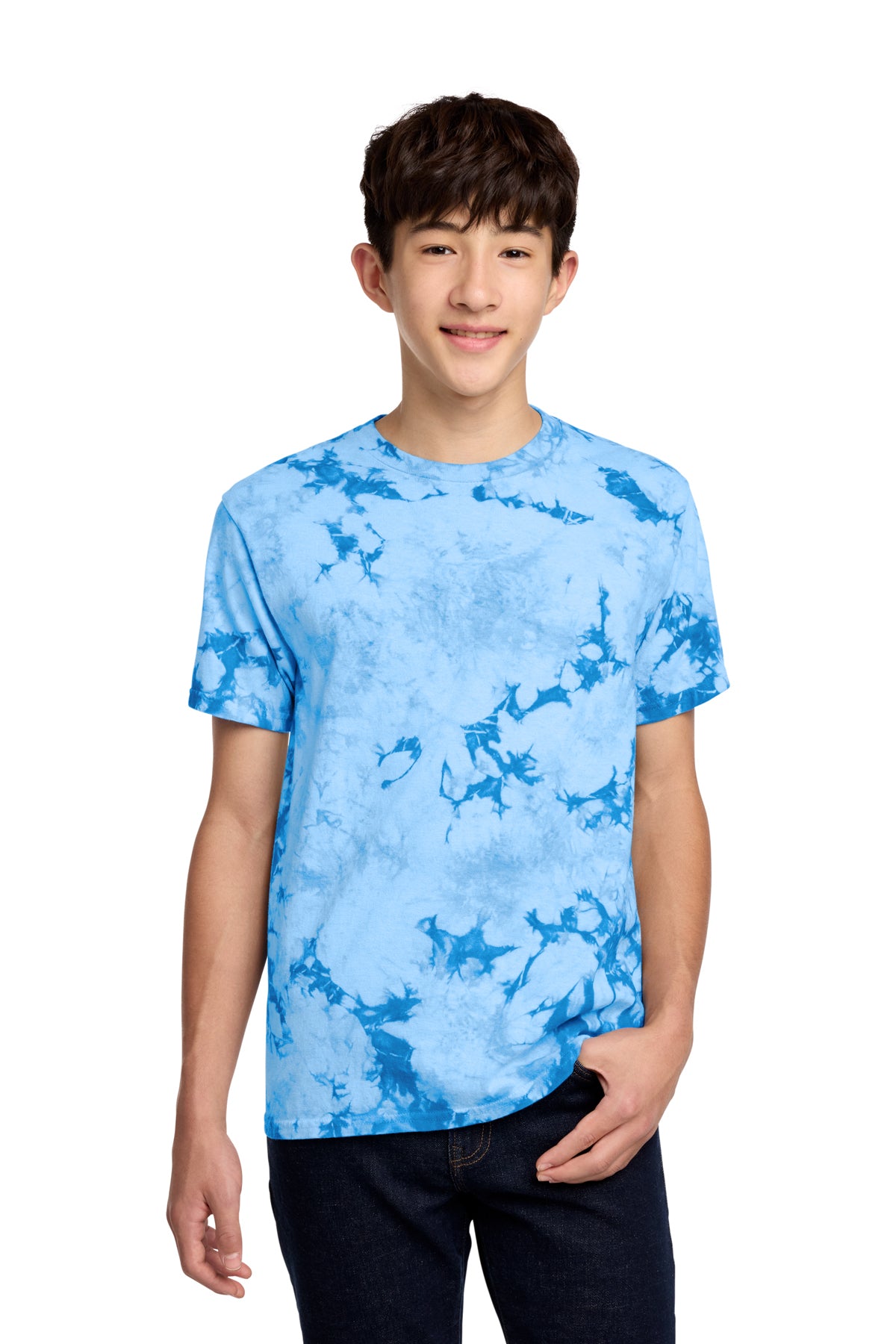 Port & Co® Youth Crystal Tie-Dye Tee