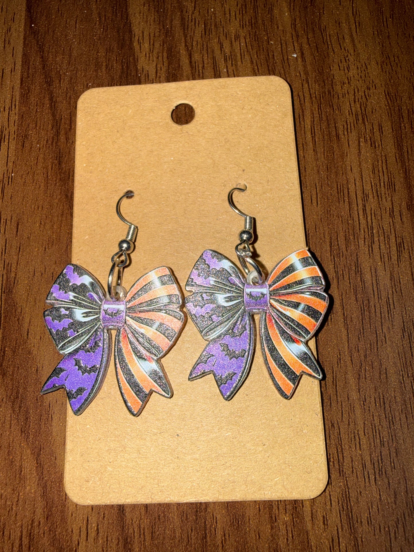 Halloween Bow Earrings