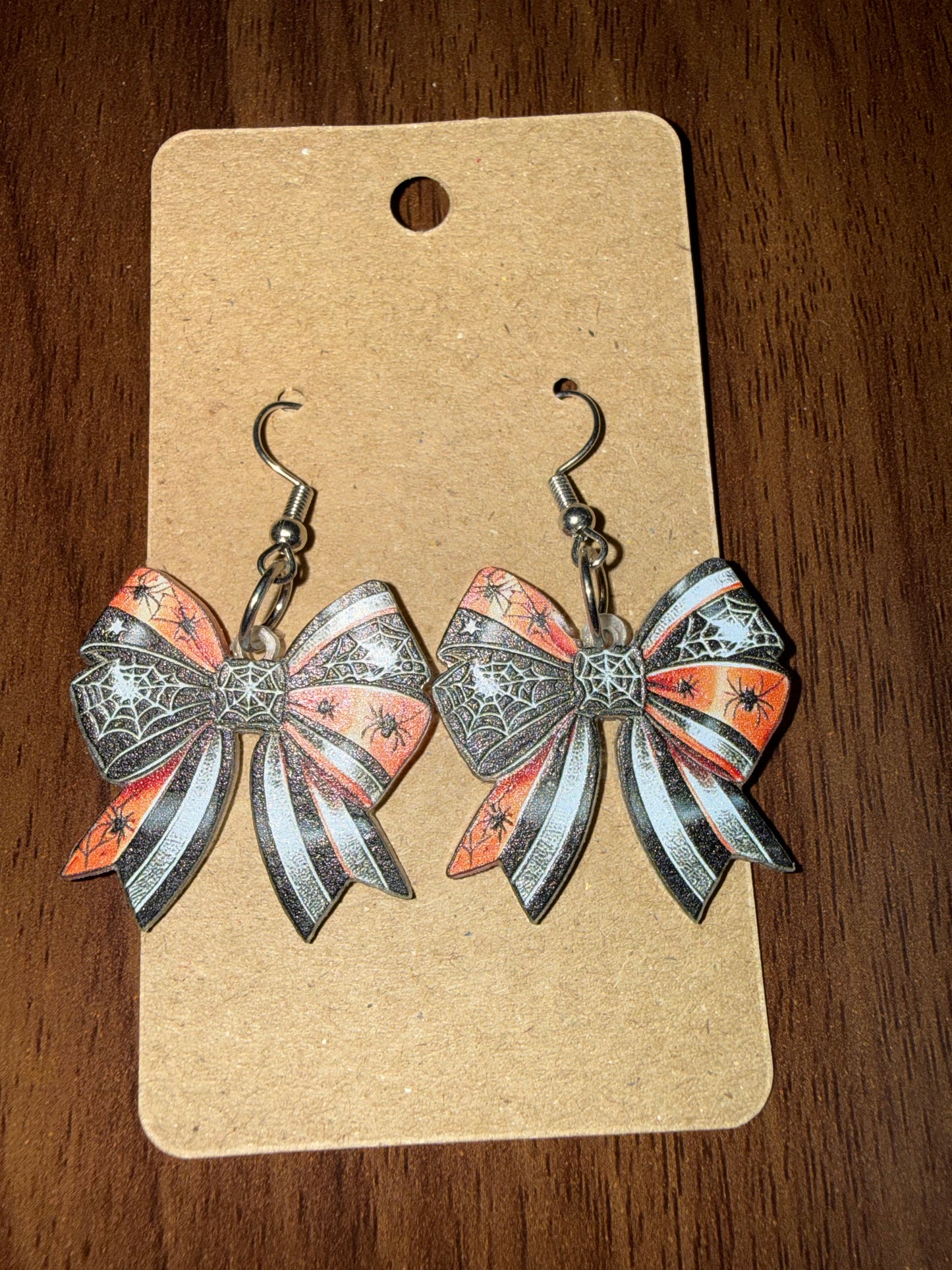 Halloween Bow Earrings