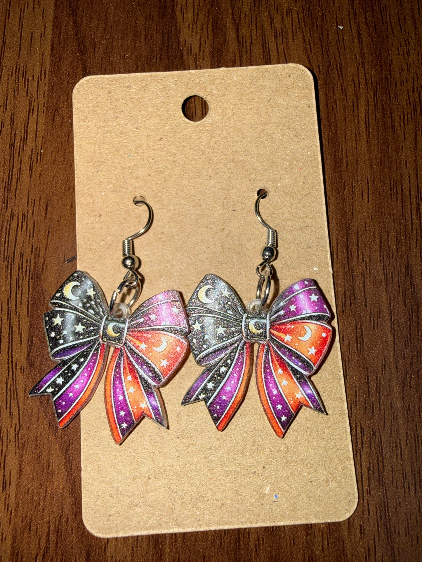Halloween Bow Earrings