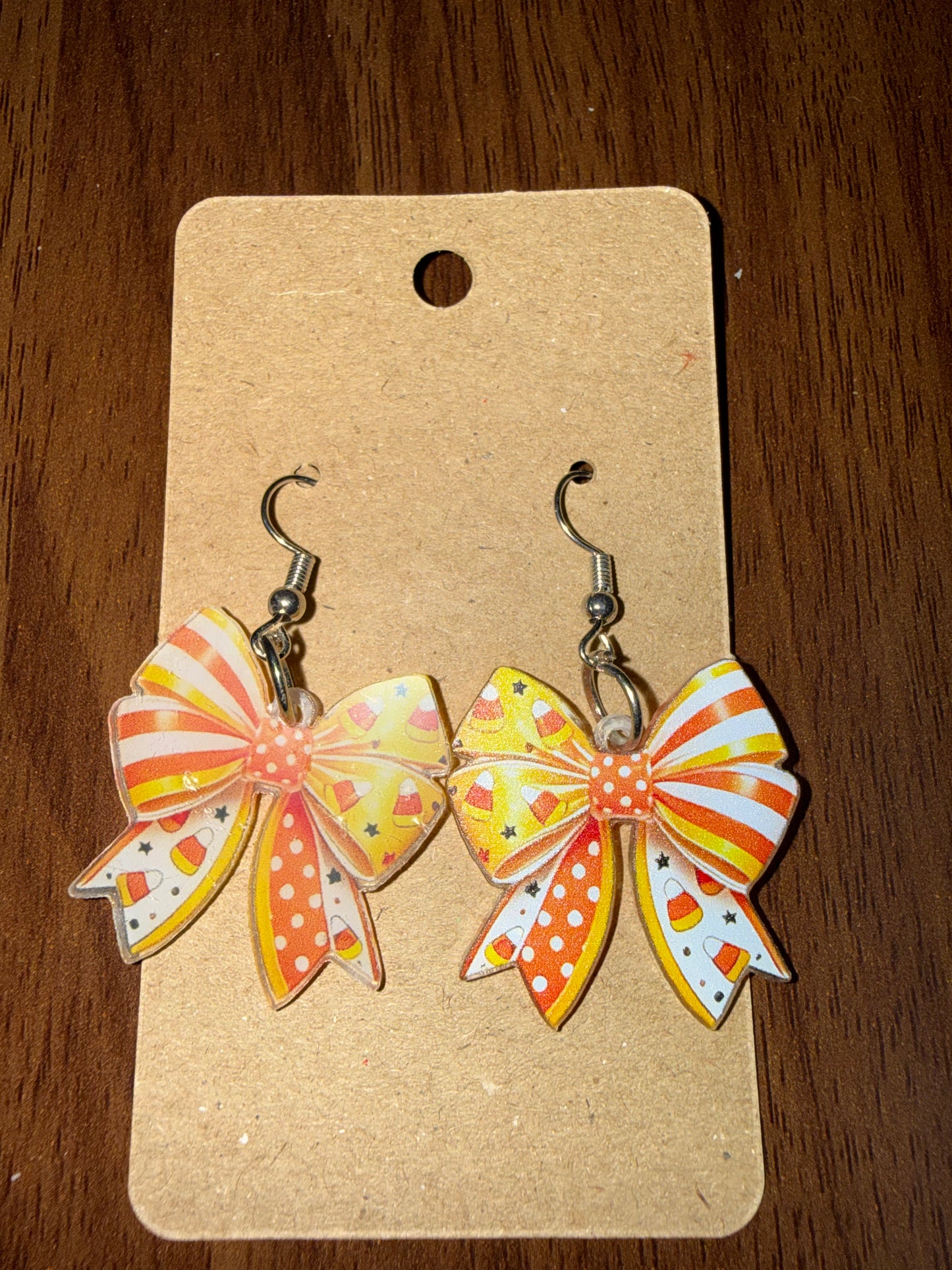Halloween Bow Earrings