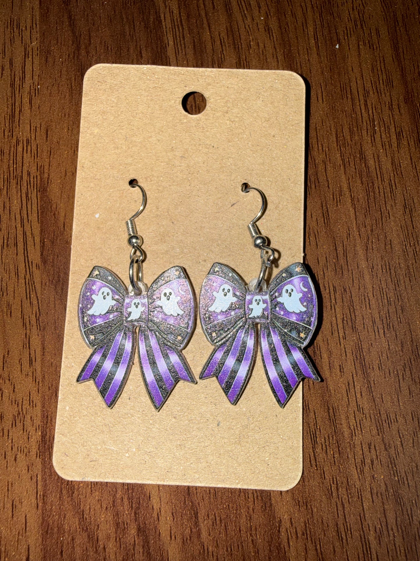 Halloween Bow Earrings