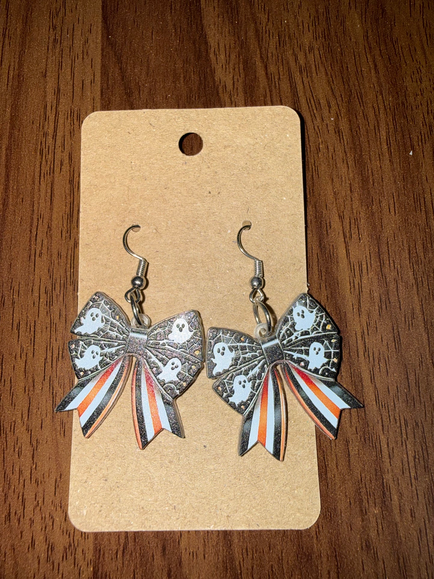 Halloween Bow Earrings