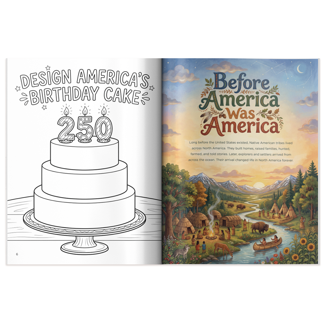 America's 250th Anniversary for Kids (Softcover Book)