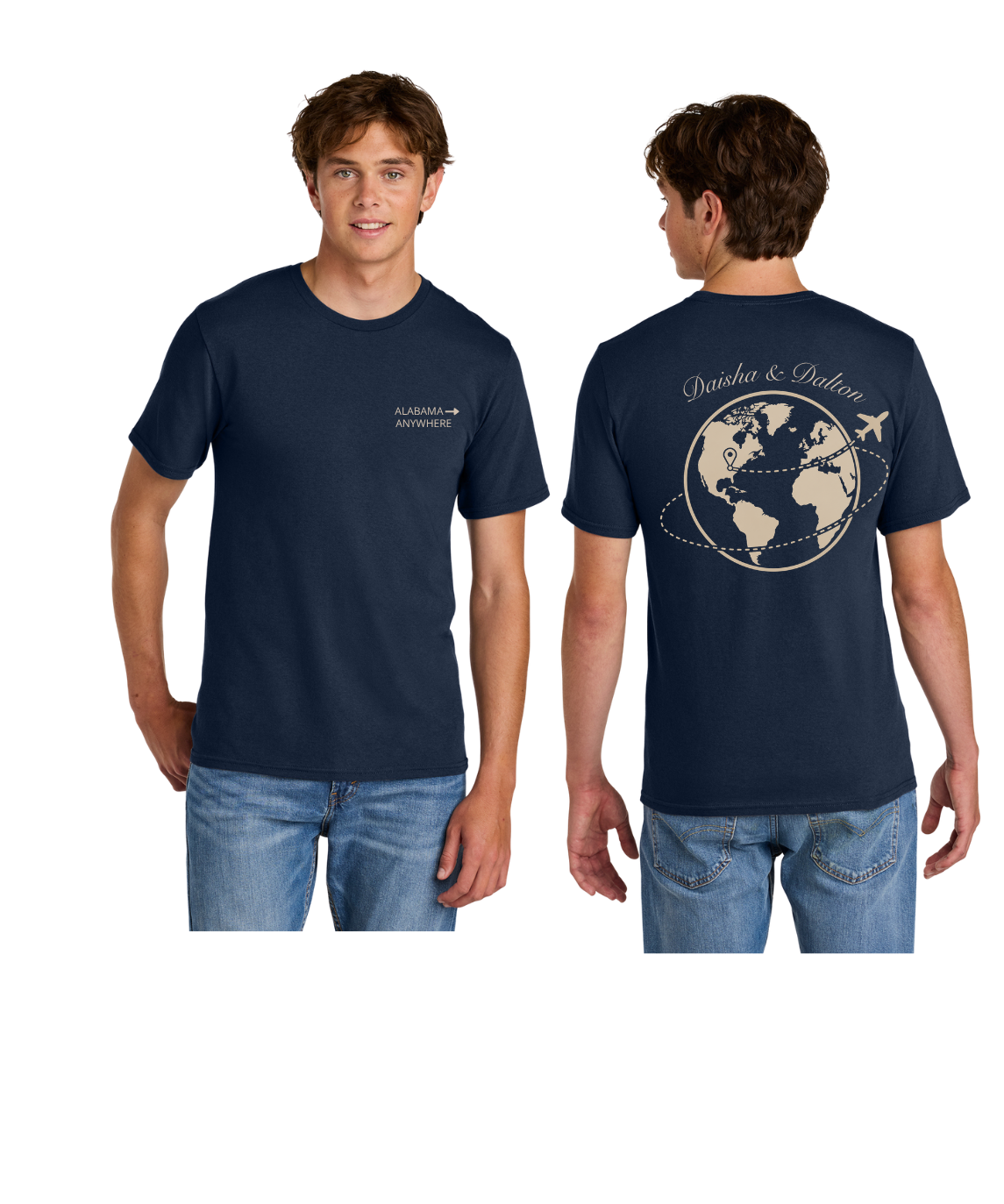 Everyday Follow the Journey Globe T-Shirt