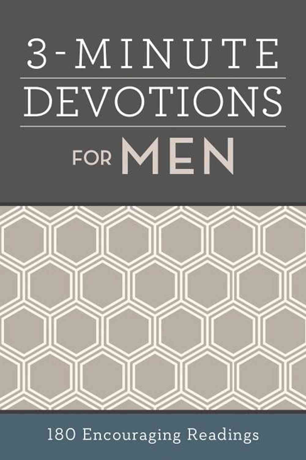 3-Minute Devotions for Men: 180 Encouraging Readings