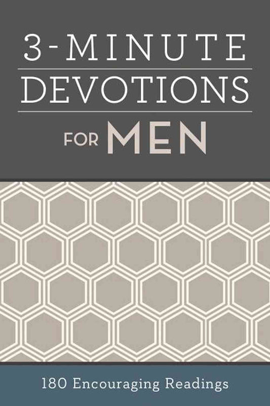 3-Minute Devotions for Men: 180 Encouraging Readings