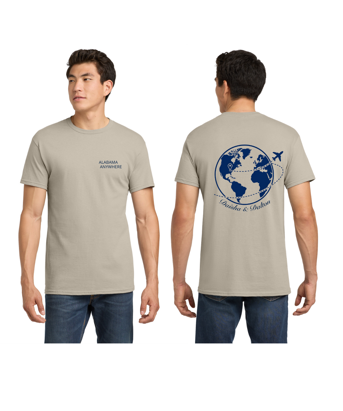 Alabama to Anywhere Globe Tee – Daisha & Dalton