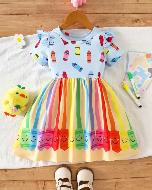 Crayon Summer Dress 4/5