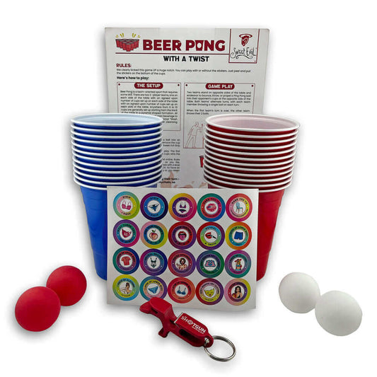 Beer Pong Set - A Sexy Twist on a Classic