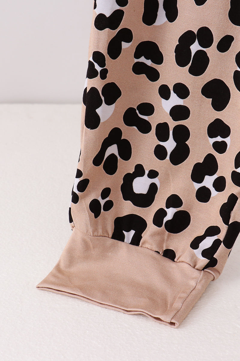 Chic Leopard Bamboo Pajama Pants