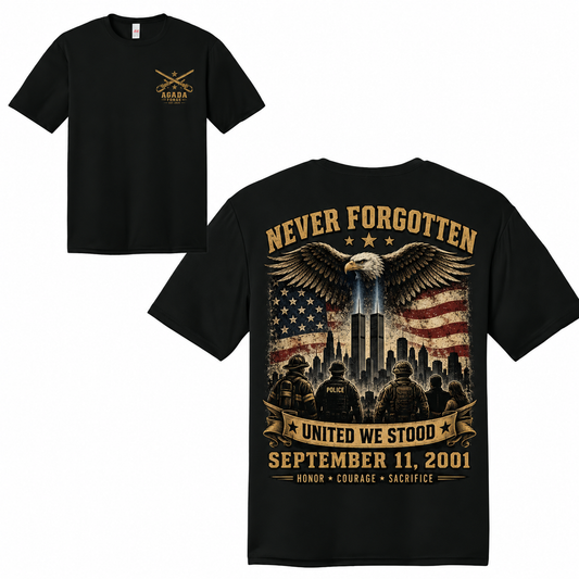 Never Forgotten - September 11th Tribute Shirt