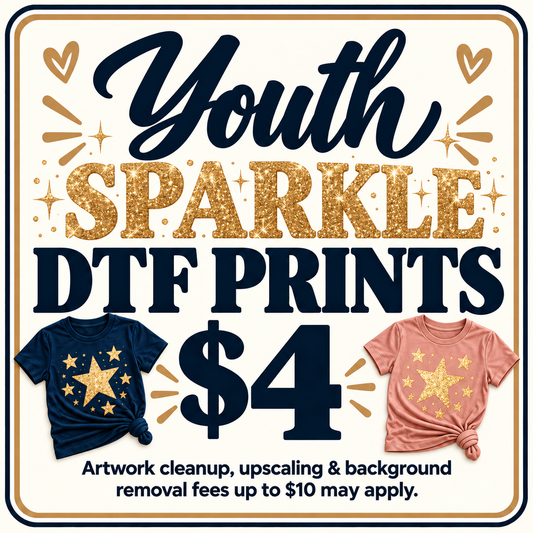Youth Sparkle DTF Prints
