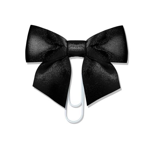 Satin Bow Bookmark for Stylish Reading