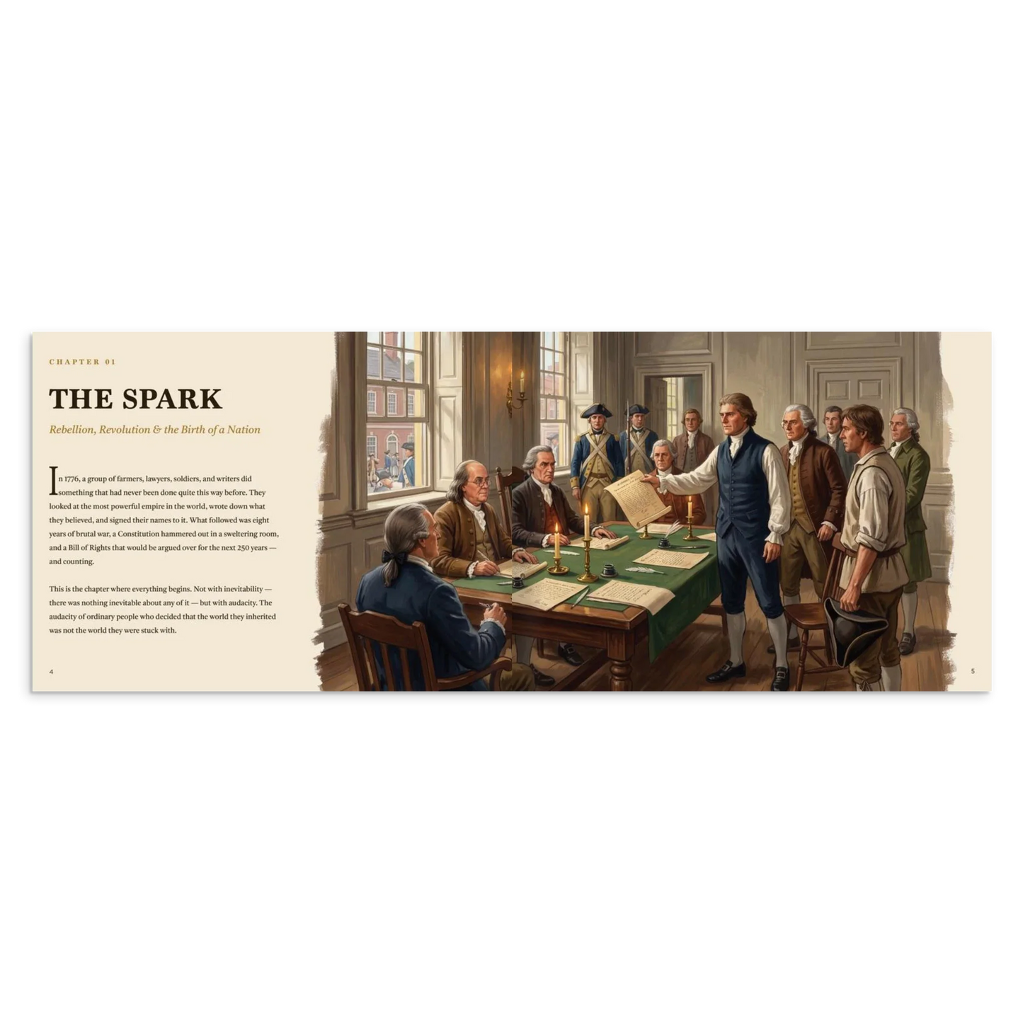 250 Years of American History: America's 250th Anniversary Coffee Table Book (200 Pages)