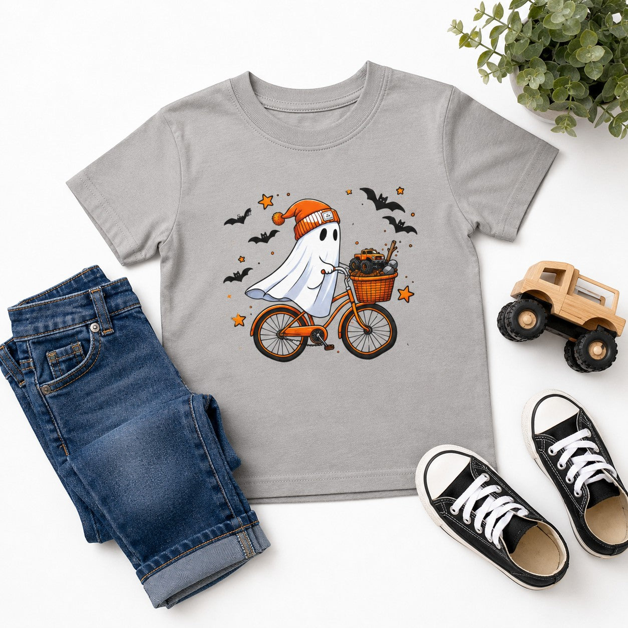 Dirt loving Ghost Halloween Youth and Toddler Graphic Tee