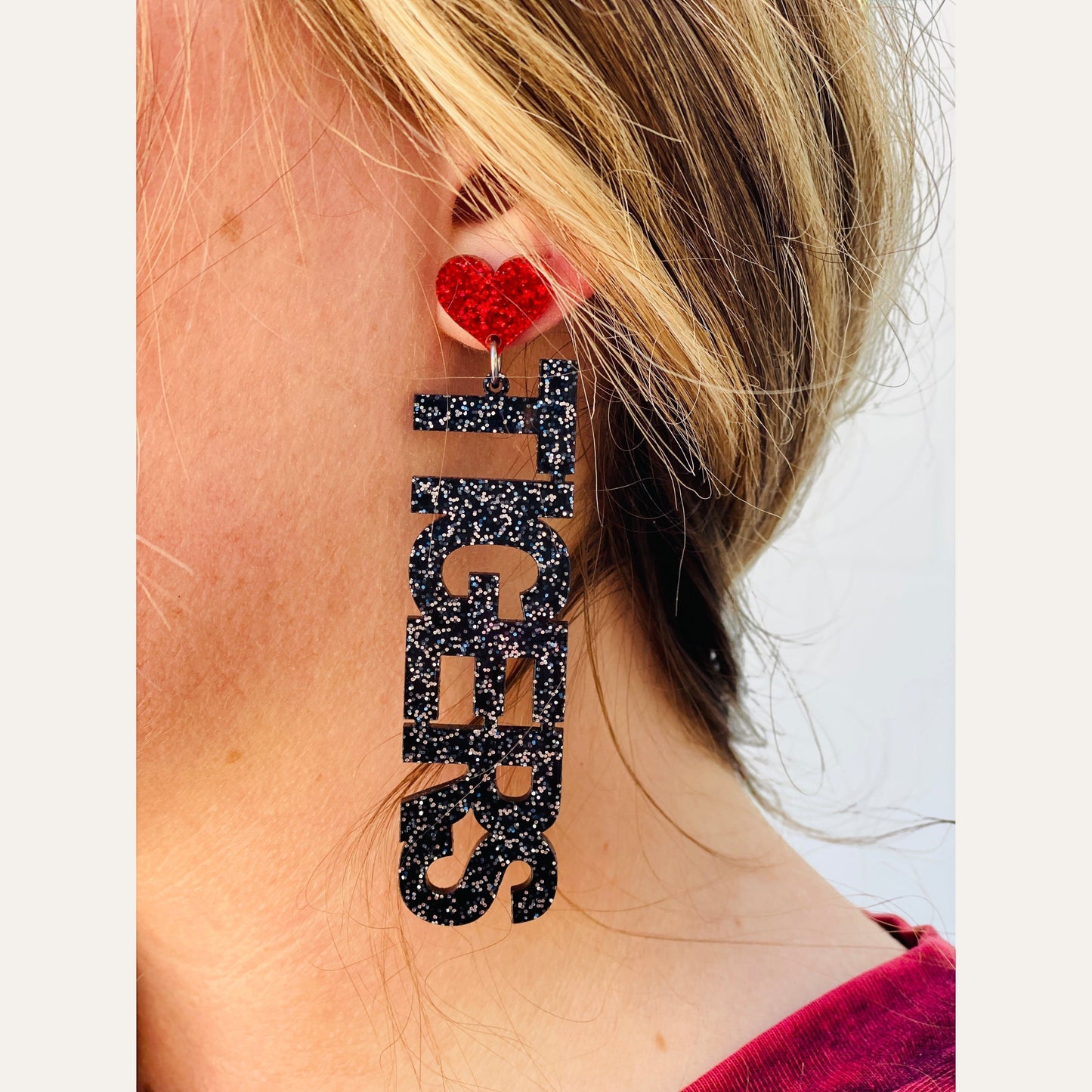 I Love Tigers Earrings