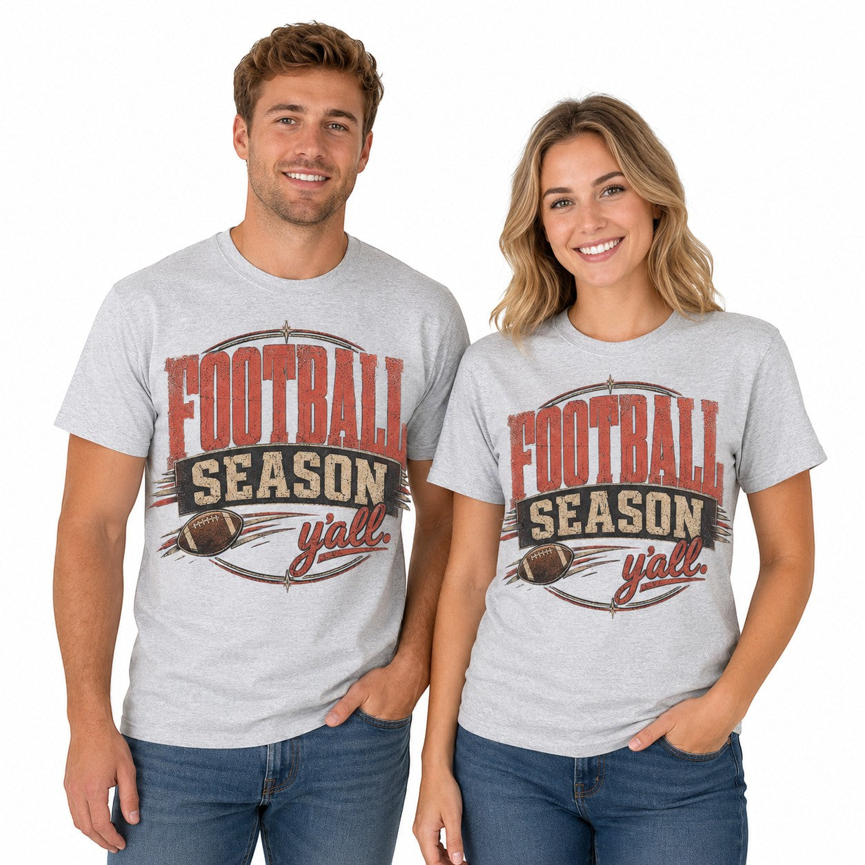 Football Ya'll Adult Graphic Tee