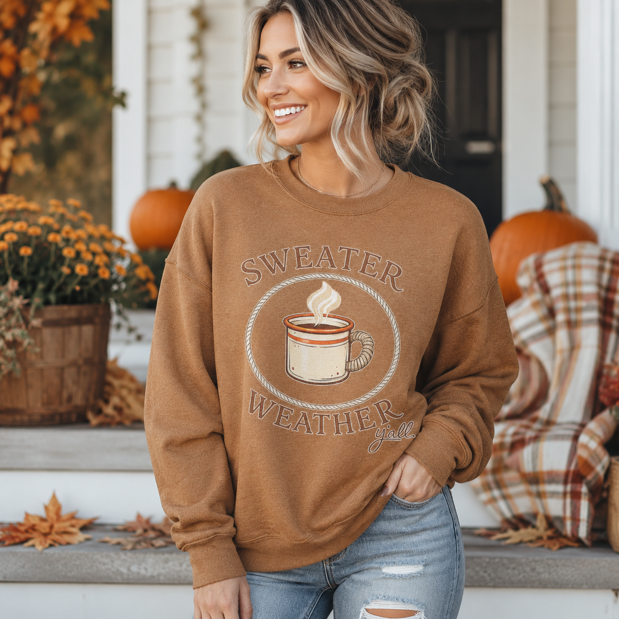 Sweater Weather Ya'll Graphic Sweatshirt